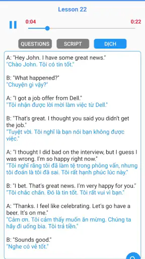 Học tiếng Anh – vEnglish screenshot