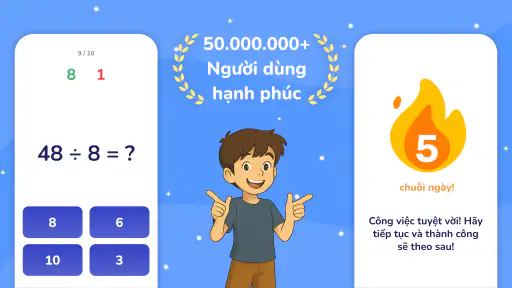 Học Toán - Fun Math Games screenshot
