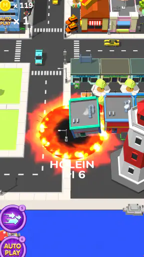 Holein Trò chơi Hole IO Offlin screenshot