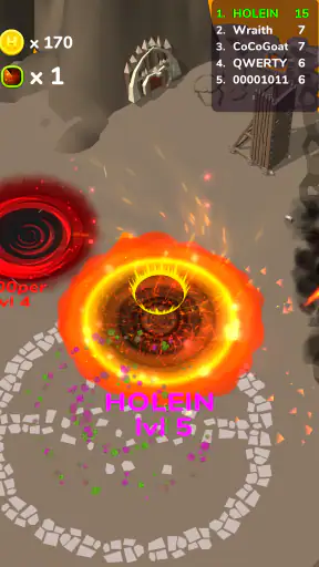 Holein Trò chơi Hole IO Offlin screenshot