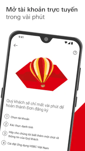 HSBC Việt Nam screenshot