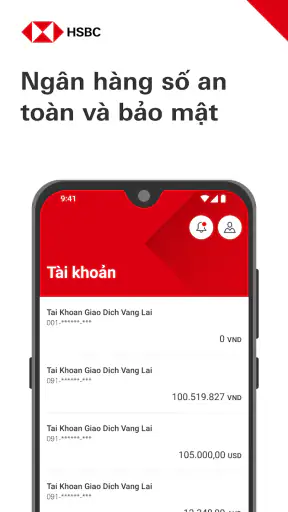 HSBC Việt Nam screenshot