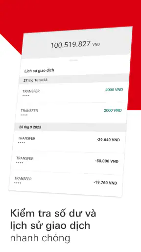 HSBC Việt Nam screenshot