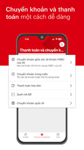 HSBC Việt Nam screenshot