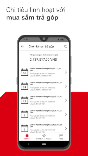 HSBC Việt Nam screenshot