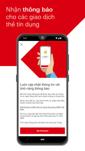 HSBC Việt Nam screenshot
