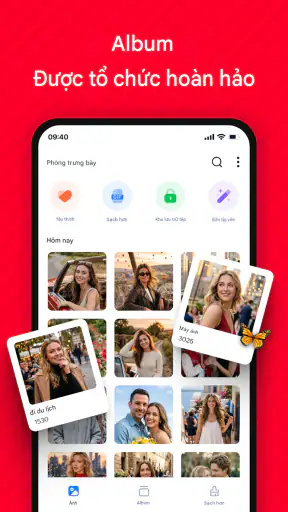 hư viện ảnh, Két bảo mật Vault screenshot
