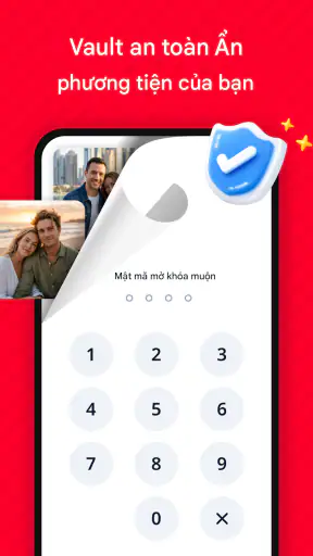 hư viện ảnh, Két bảo mật Vault screenshot