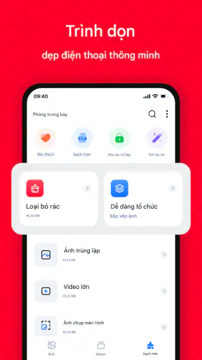 hư viện ảnh, Két bảo mật Vault screenshot