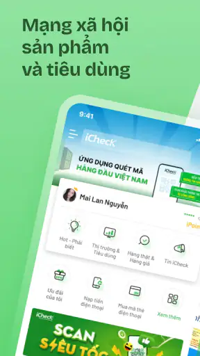iCheck Scan - Quét mã sản phẩm screenshot