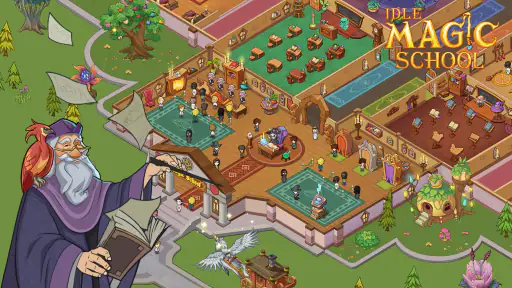 Idle Magic School screenshot