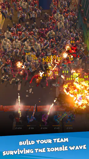Idle Zombie Wave: Survival TD screenshot