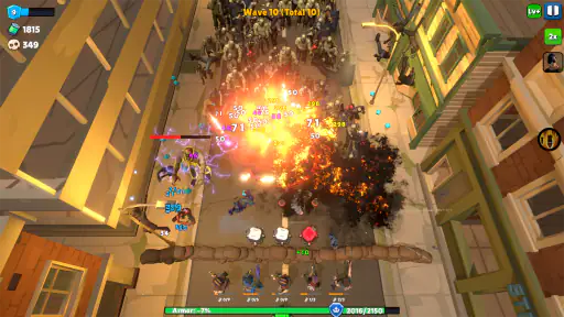 Idle Zombie Wave: Survival TD screenshot