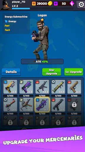 Idle Zombie Wave: Survival TD screenshot
