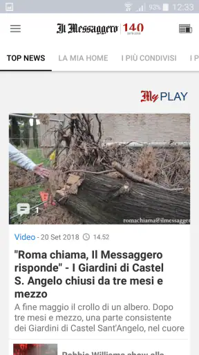 Il Messaggero screenshot