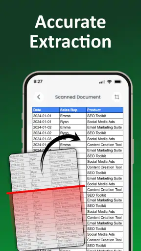 Image to Excel Converter－XLSX screenshot