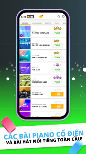 Infinite Tiles: EDM & Piano screenshot