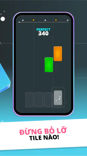 Infinite Tiles: EDM & Piano screenshot