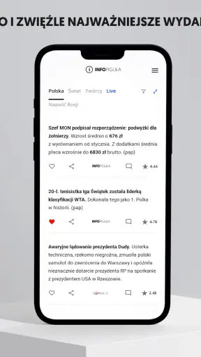Infopiguła - skróty wiadomości screenshot