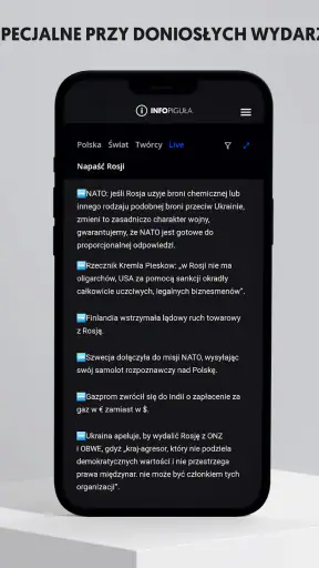 Infopiguła - skróty wiadomości screenshot