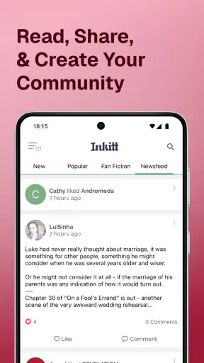 Inkitt: Books, Novels, Stories screenshot