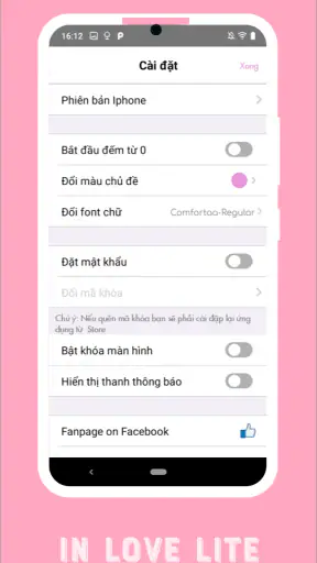 inlove - Đếm ngày yêu Lite screenshot