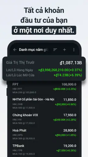 Investing.com chứng khoán, FX screenshot