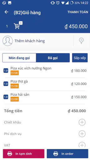 iPOS.vn Order screenshot