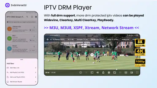 IPTV DRM Stream Player (Video) screenshot