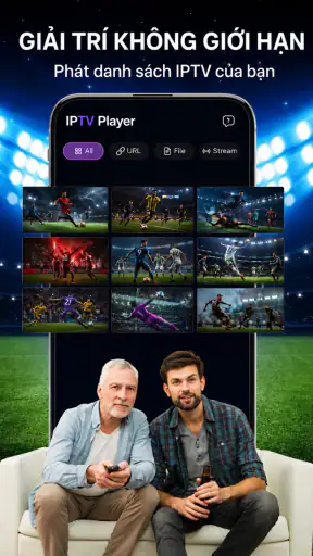 IPTV trực tuyến: Kênh giải trí screenshot