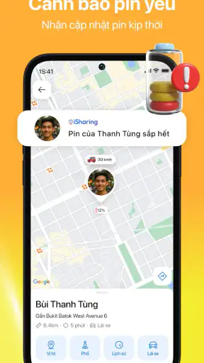 iSharing: app theo dõi vị trí screenshot