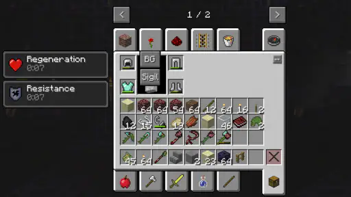 Java Edition UI Minecraft Mod screenshot