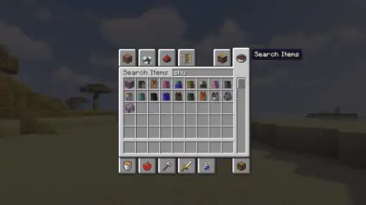 Java Edition UI Minecraft Mod screenshot