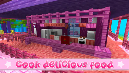 Kawaii World - Craft and Build screenshot