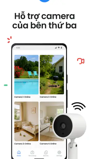 Kết nối camera giám sát Visory screenshot