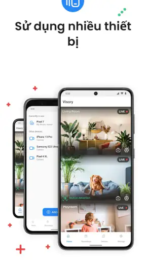 Kết nối camera giám sát Visory screenshot