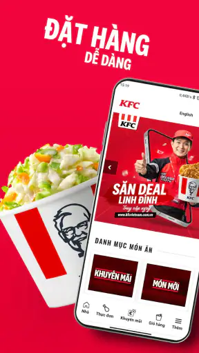 KFC Vietnam screenshot