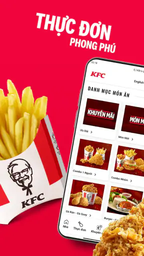KFC Vietnam screenshot