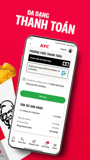 KFC Vietnam screenshot