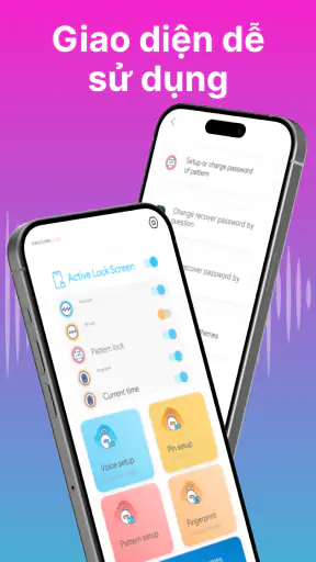 Khóa màn hình bằng giọng nói screenshot