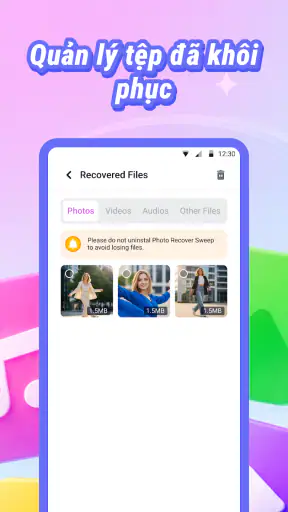 Khôi phục Ảnh và Quét Tệp screenshot