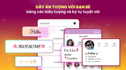 kí tự đặc biệt screenshot