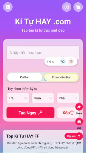 Kí Tự Đặc Biệt KiTuHay screenshot