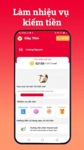 Kiếm tiền online cày tiền screenshot