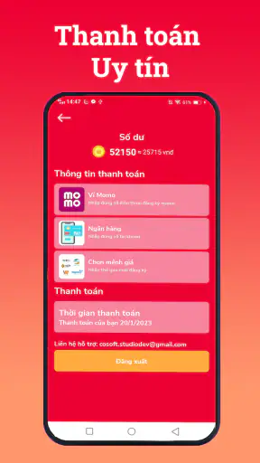 Kiếm tiền online cày tiền screenshot