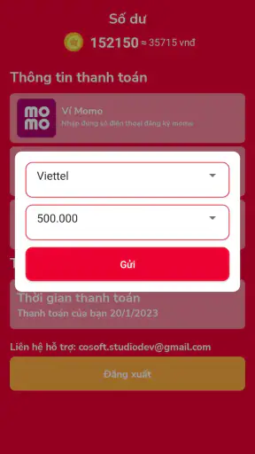 Kiếm tiền online cày tiền screenshot