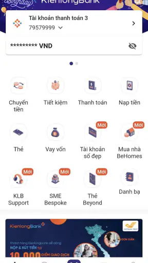 KienlongBank Plus screenshot