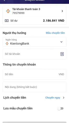 KienlongBank Plus screenshot