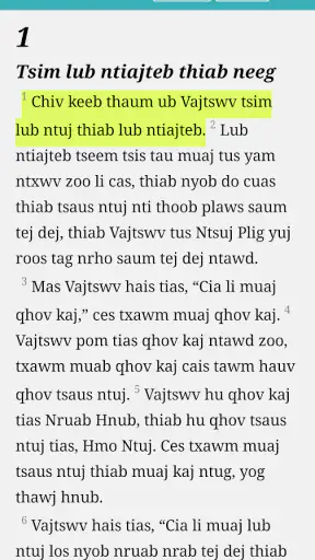 Kinh Thánh Tiếng H'Mông Trắng screenshot