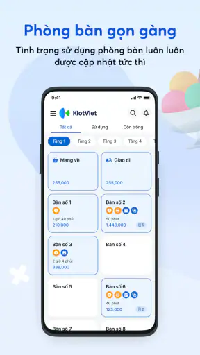 KiotViet Nhân viên Nhà hàng screenshot